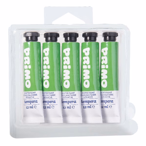 Tempera PRIMO középzöld 12 ml 5 darabos