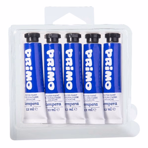 Tempera PRIMO sötétkék 12 ml 5 darabos