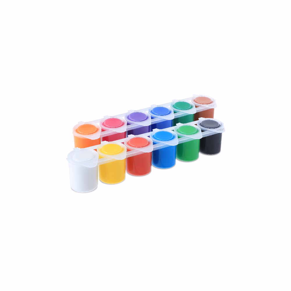 Tempera PRIMO tégelyes 25 ml 12 szín/készlet Tempera PRIMO tégelyes 25 ml 12 szín/készlet