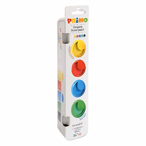 Tempera PRIMO tégelyes 25 ml 6 darabos