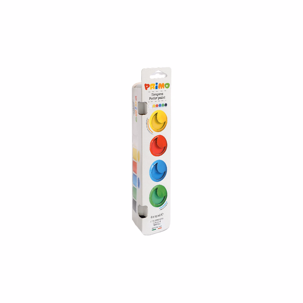 Tempera PRIMO tégelyes 25 ml 6 darabos