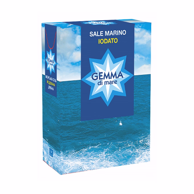 Tengeri só SALINS GEMMA finom jódozott 1 kg