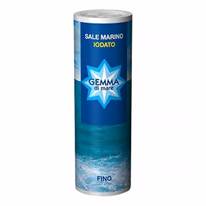 Tengeri só SALINS GEMMA finom jódozott szórófejes 250 g