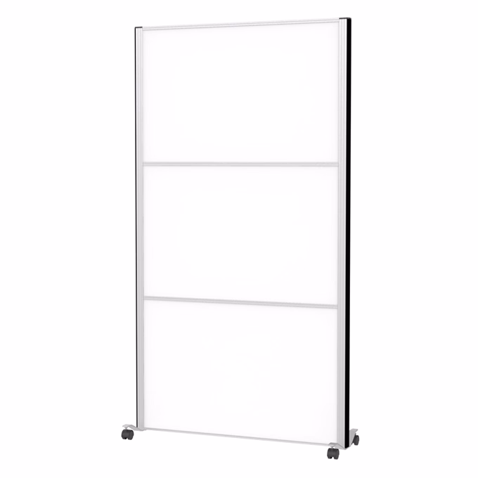 Térelválasztó MAUL 3 részes fehértábla gurulós 100x180 cm