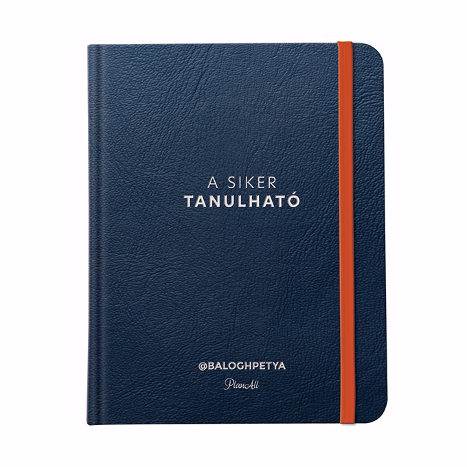 Tervezőnaptár PLANALL New Classic B/5 heti Balogh Petya - A siker tanulható bianco