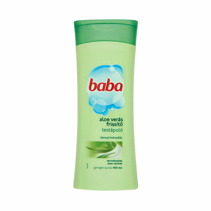 Testápoló BABA Frissítő Aloe Verás 400ml