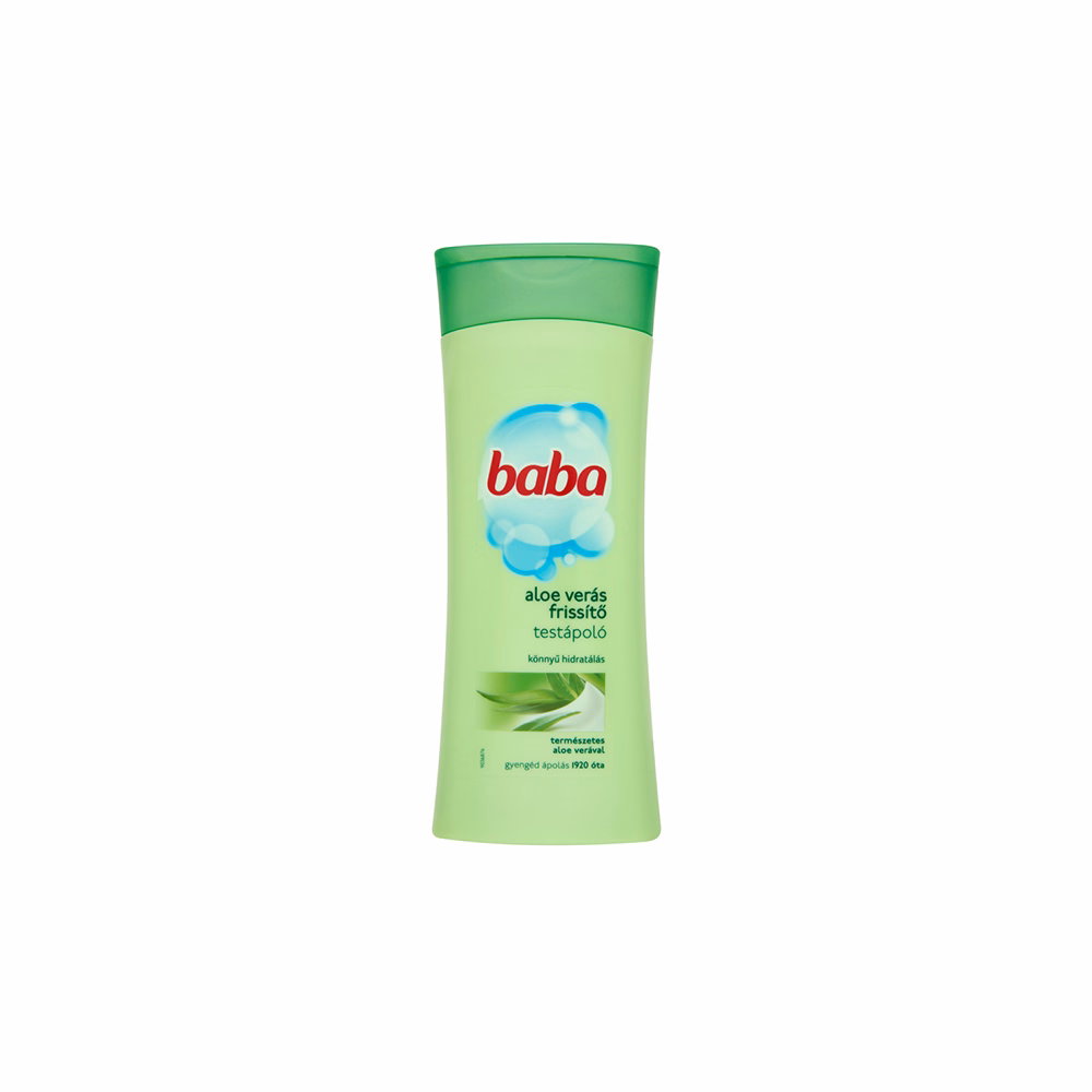 Testápoló BABA Frissítő Aloe Verás 400ml