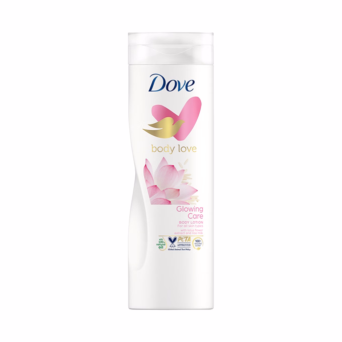 Testápoló DOVE Glowing 400ml