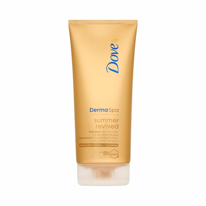 Testápoló DOVE Summer Revived önbarnító világos-normál bőrre 200ml