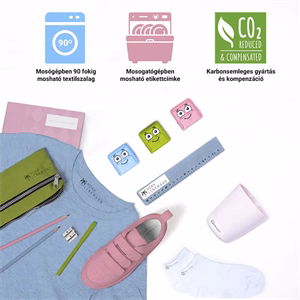 Textilbélyegző MARKY kirakós pink