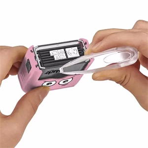 Textilbélyegző MARKY kirakós pink