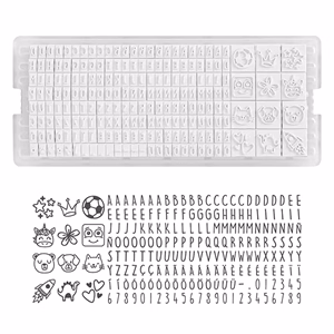 Textilbélyegző MARKY kirakós pink