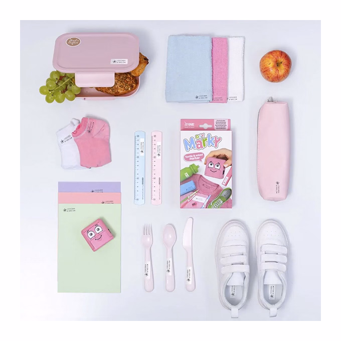 Textilbélyegző MARKY kirakós pink