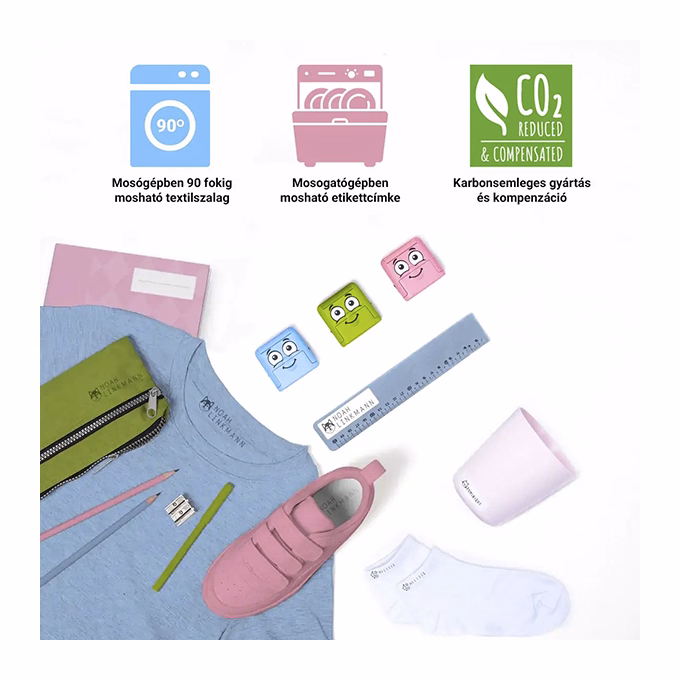 Textilbélyegző MARKY kirakós pink