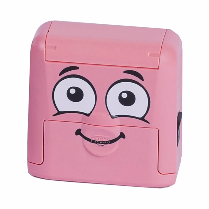 Textilbélyegző MARKY kirakós pink