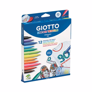 Textilmarker GIOTTO 12 darabos