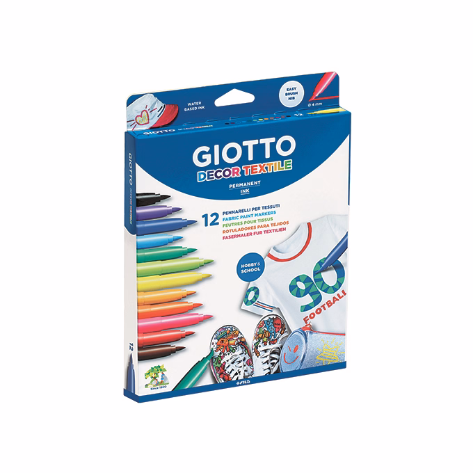 Textilmarker GIOTTO 12 darabos