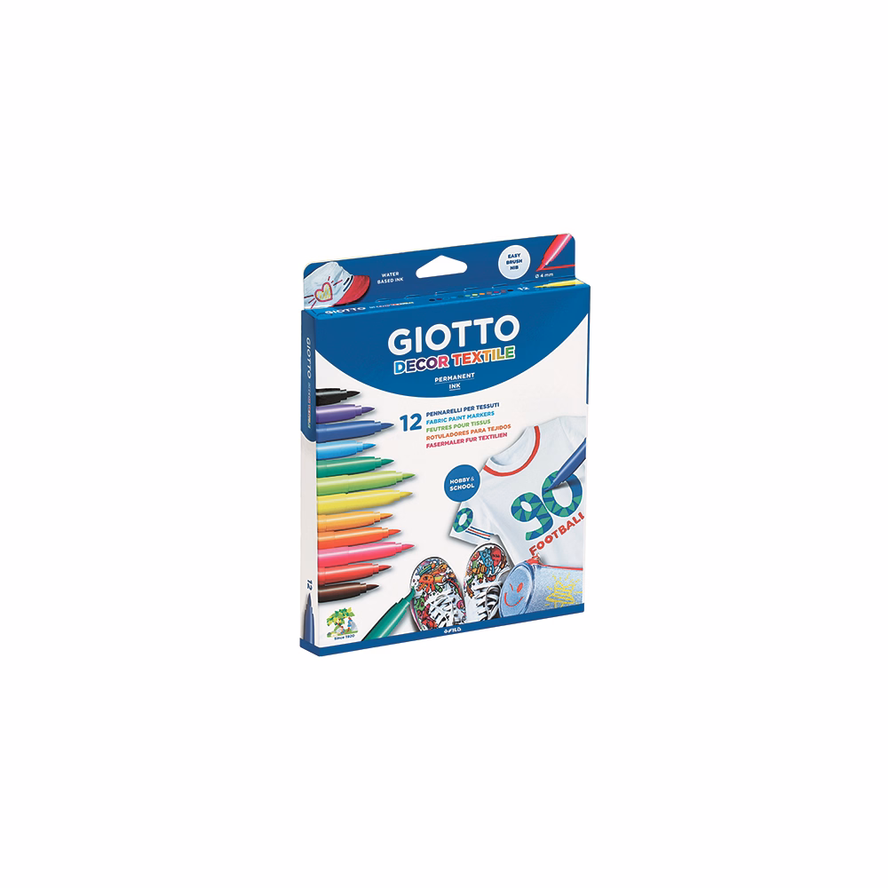 Textilmarker GIOTTO 12 darabos