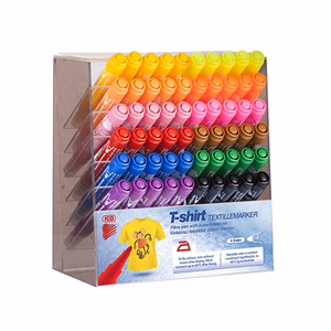 Textilmarker ICO T-Shirt asztali 60 darabos állvány