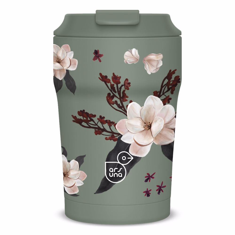 Thermo bögre ARS UNA 350 ml Flowery Green 5535