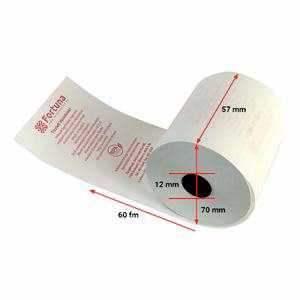 Thermo tekercs FORTUNA 57x70mm/12 60 fm BPA mentes