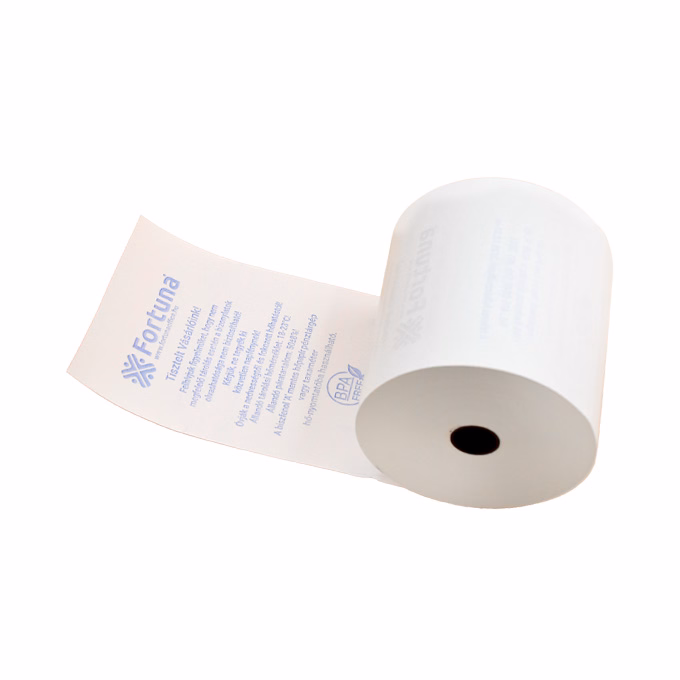 Thermo tekercs FORTUNA Premium 55 g 80x80mm/12 76 fm BPA mentes