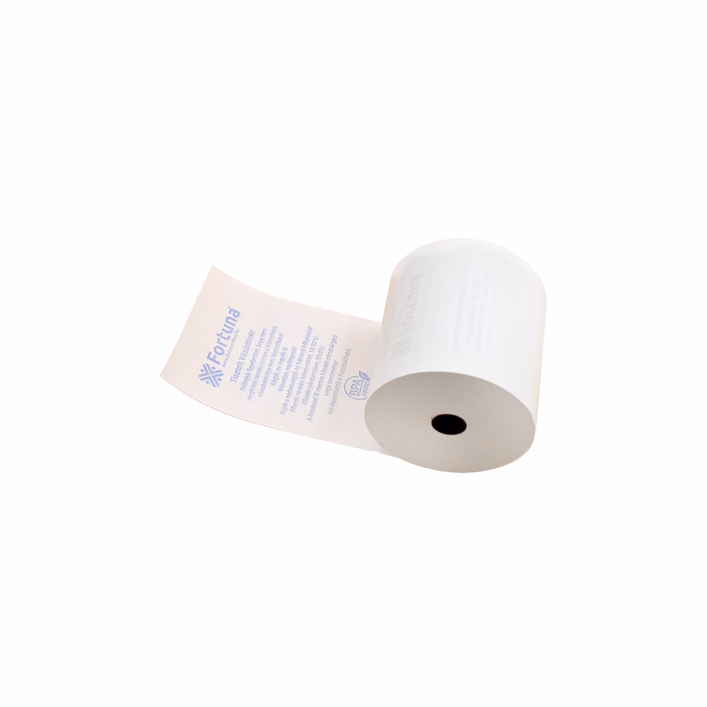 Thermo tekercs FORTUNA Premium 55 g 80x80mm/12 76 fm BPA mentes