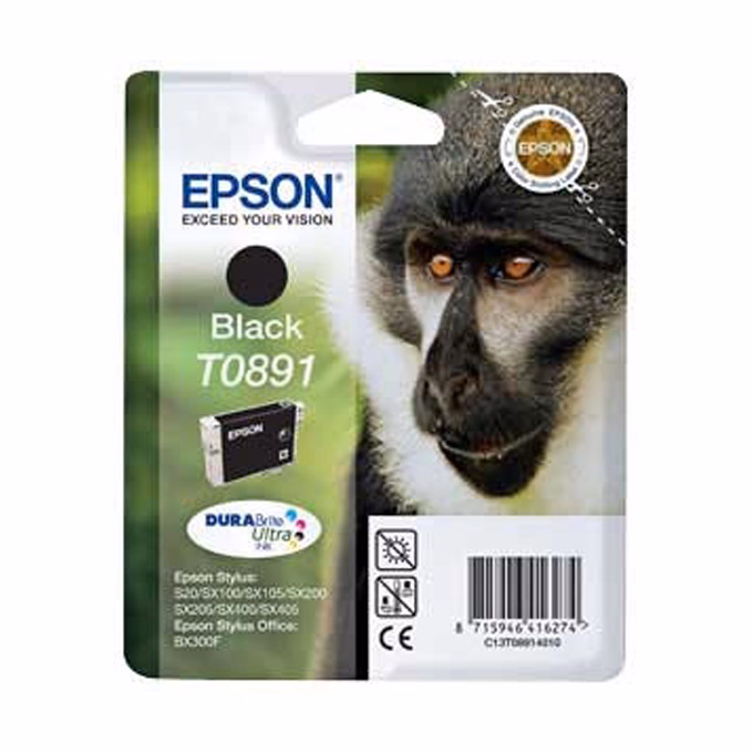 Tinta EPSON T0891BK fekete 5,8ml