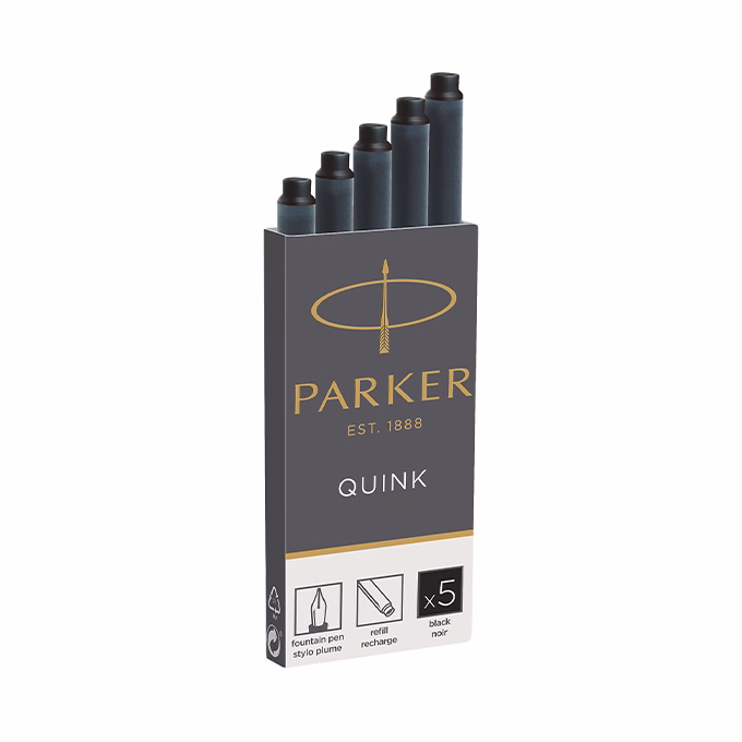 Tintapatron PARKER Royal fekete 5 darabos