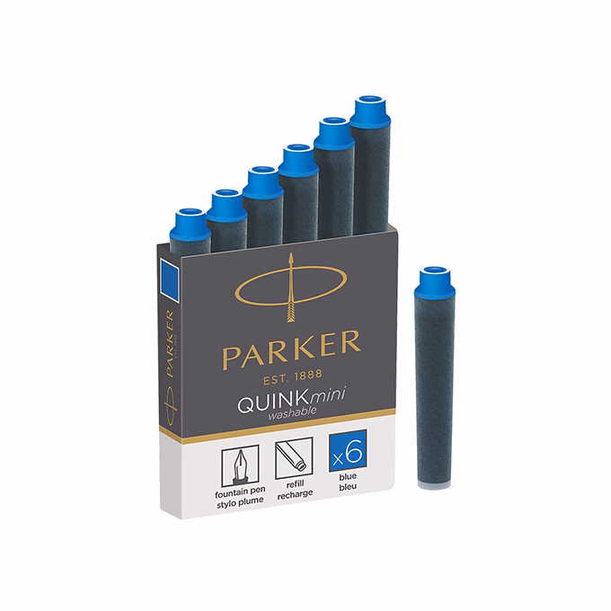Tintapatron PARKER Royal rövid kék 6 darabos 1950409