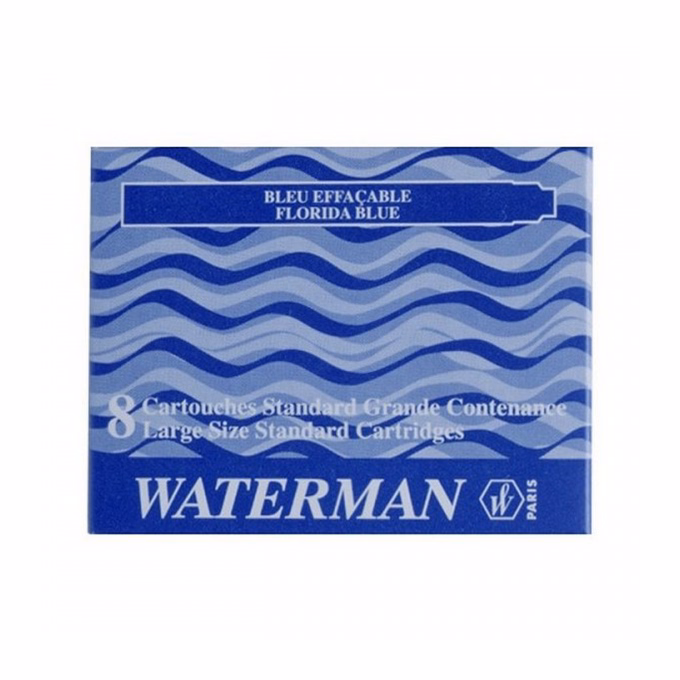 Tintapatron WATERMAN kék 8 darabos S0110860