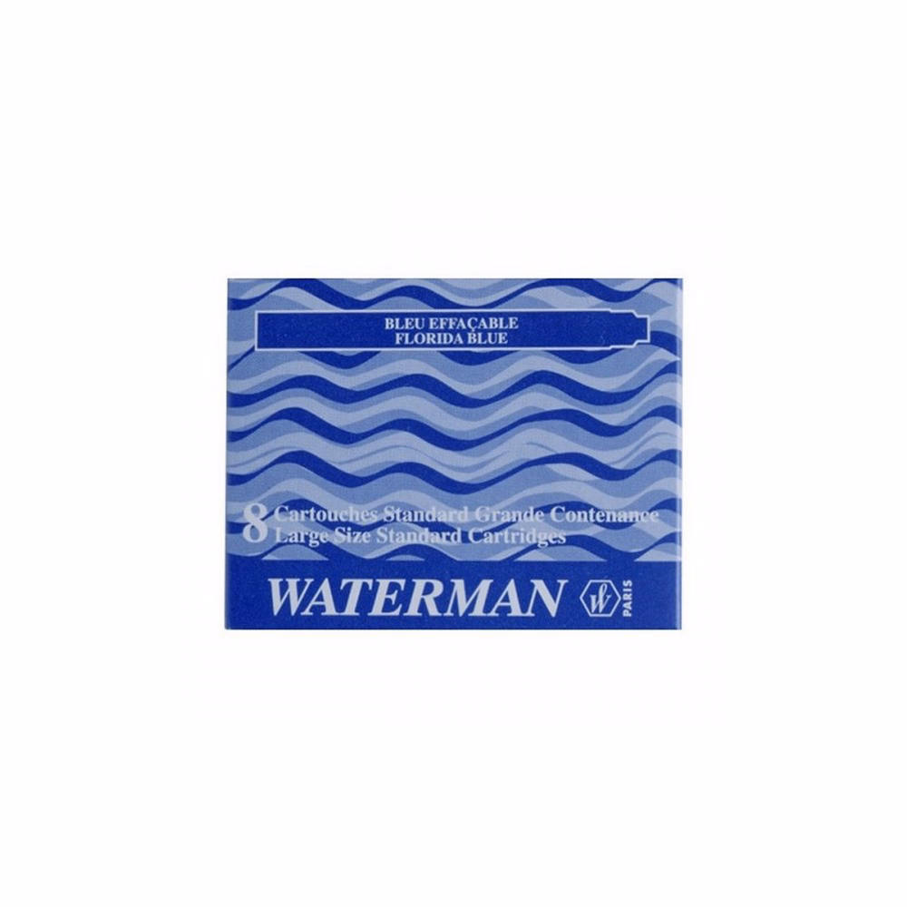 Tintapatron WATERMAN kék 8 darabos S0110860