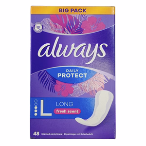 Tisztasági betét ALWAYS Long fresh 48 darabos