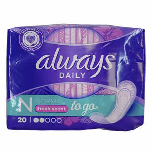 Tisztasági betét ALWAYS Sing normál deo 20 darabos