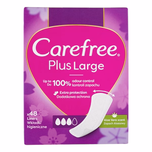 Tisztasági betét CAREFEE Large aloe 48 darabos