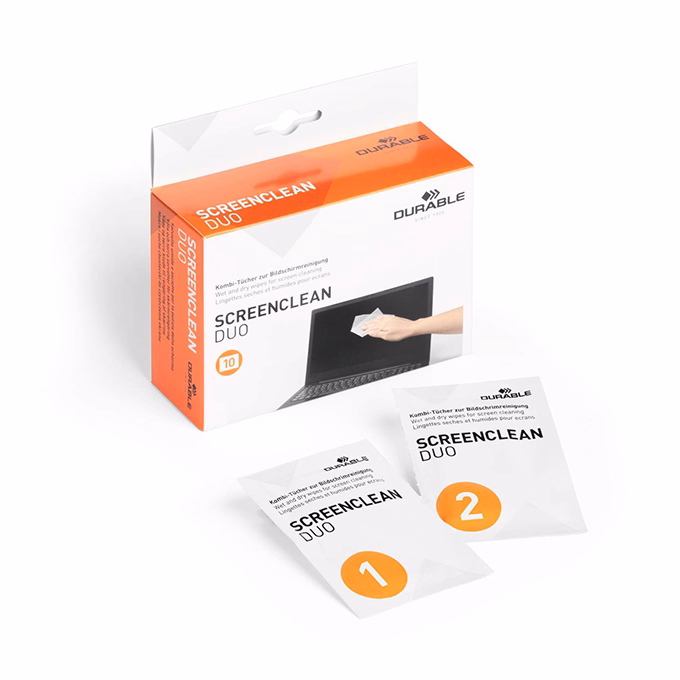 Tisztító szett DURABLE Screenclean duo képernyőhöz