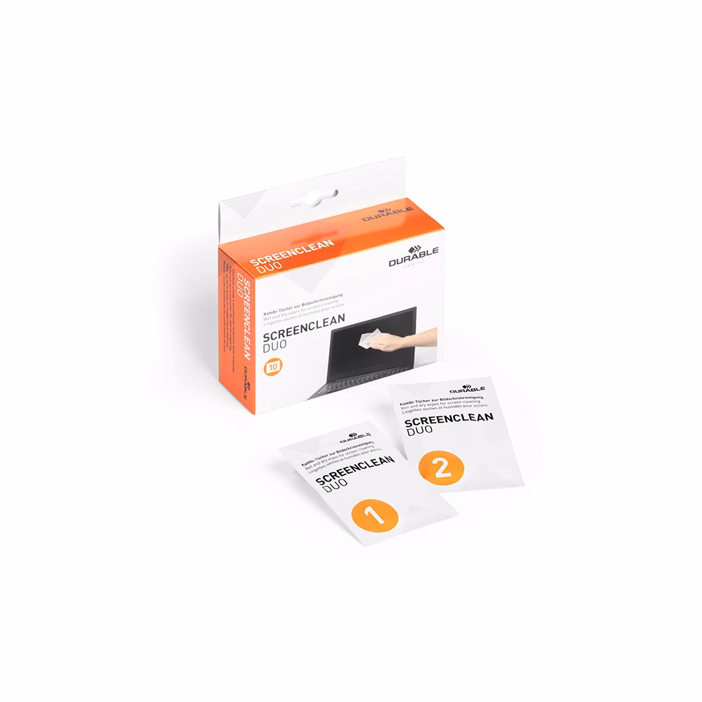 Tisztító szett DURABLE Screenclean duo képernyőhöz