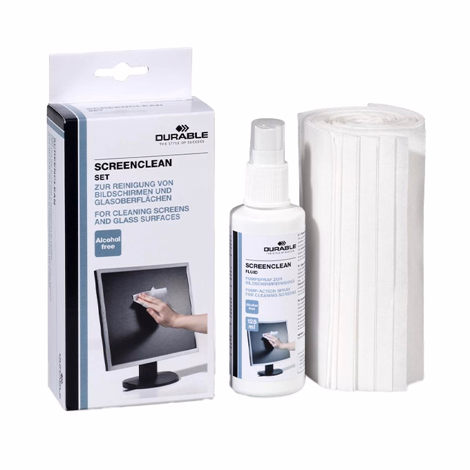 Tisztító szett DURABLE képernyőhöz