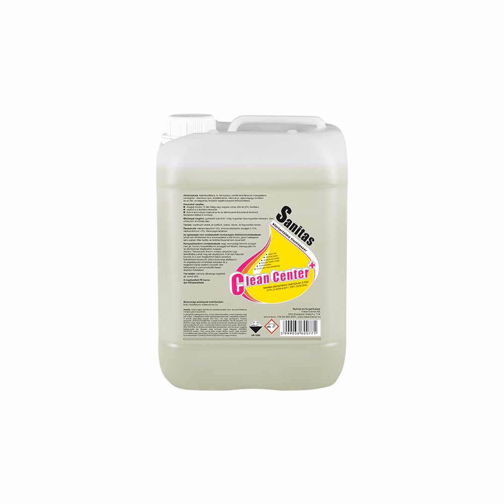 Tisztítószer klórtartalmú CLEAN CENTER Sanitas 5L