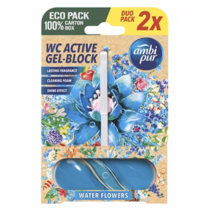 Toalett illatosító AMBI PUR 2x45g Water flowers