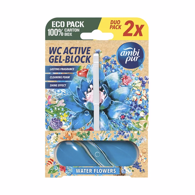 Toalett illatosító AMBI PUR 2x45g Water flowers