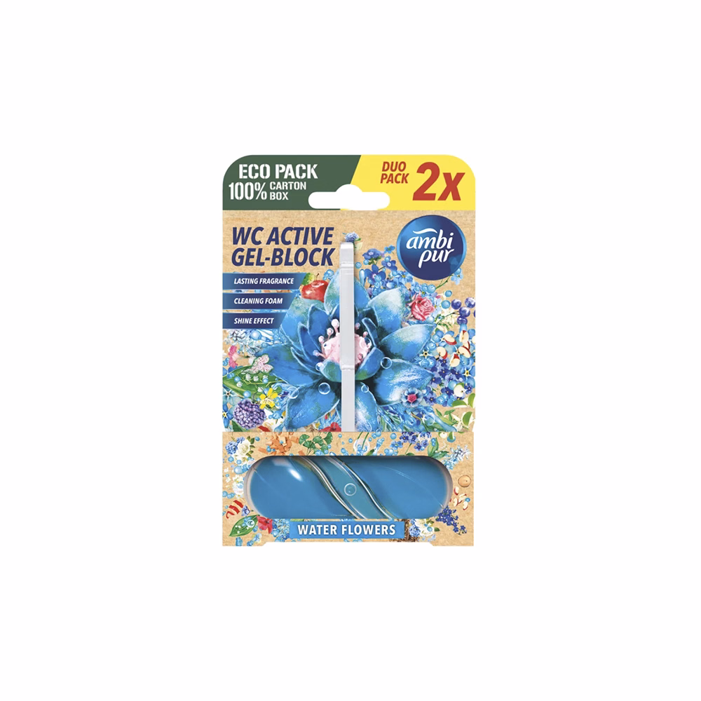 Toalett illatosító AMBI PUR 2x45g Water flowers