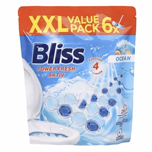 Toalett illatosító golyó BLISS XXL óceán 6x50 g