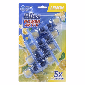 Toalett illatosító golyó BLISS citrom 4x50 g