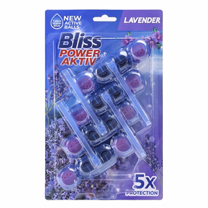Toalett illatosító golyó BLISS levendula 4x50 g