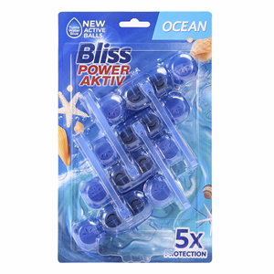 Toalett illatosító golyó BLISS óceán 4x50 g