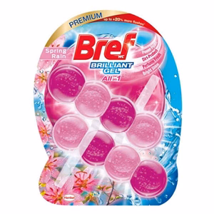 Toalett illatosító golyó BREF Brilliant Gel Spring Rain 2x42 g