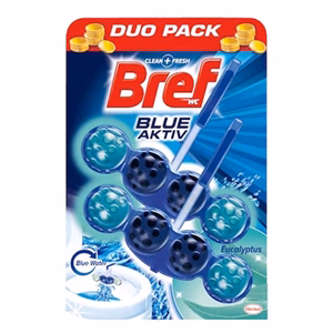 Toalett illatosító golyó BREF Color Aktiv Eucalyptus 2x50 g