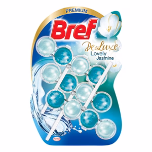 Toalett illatosító golyó BREF DeLuxe Jasmine 3x50 g