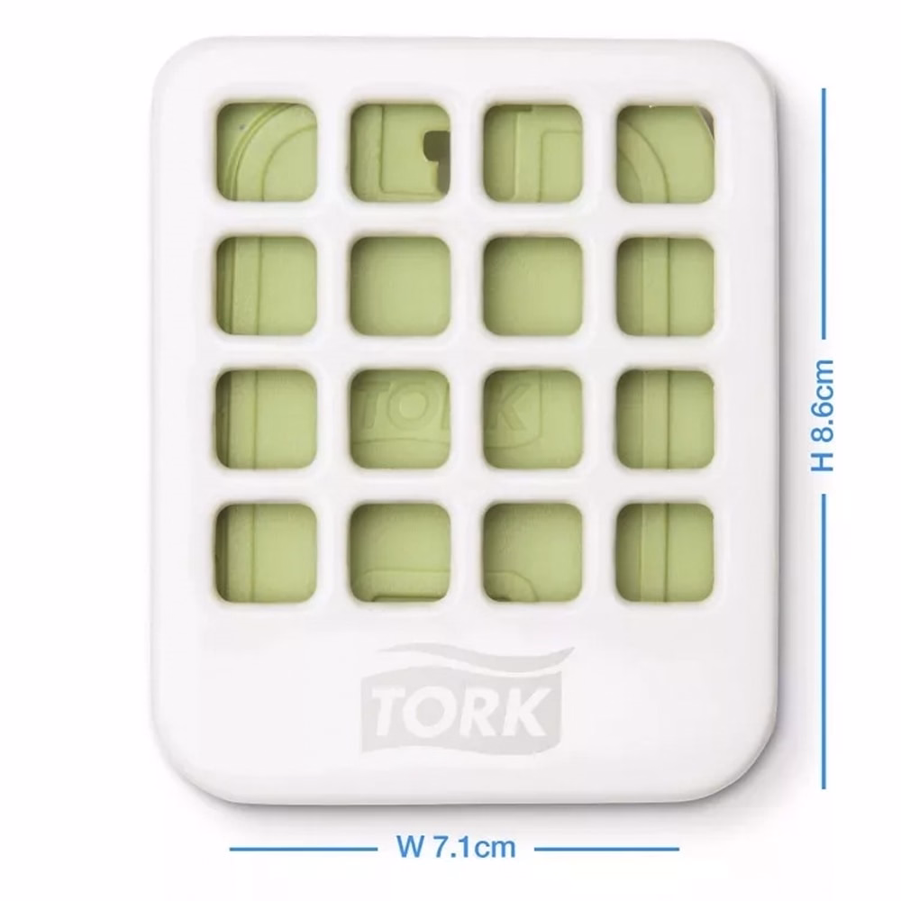 Toalett illatosító gumilap tartó  TORK A2 fehér